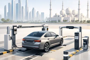 Vehicle testing in Abu Dhabi