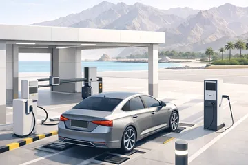 Vehicle testing in Fujairah