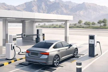 Vehicle testing in Ras Al Khaimah