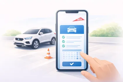 Book an RTA vehicle inspection appointment online