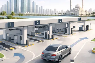 Vehicle testing in Sharjah
